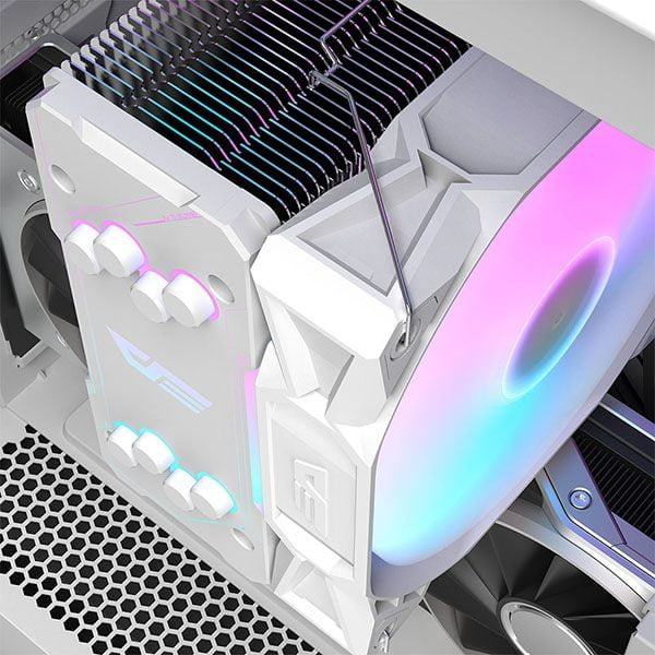 Have a picnic volatility completely Darkflash Ellsworth S11 PRO Tower PWM Smart Control Computer CPU Cooler  heatsink – White – ESGaming Store