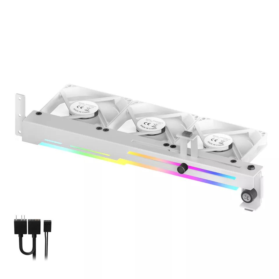 GPU Bracket  ARGB 5V 3Pin LED Graphics Card Cooler with 3 Fans