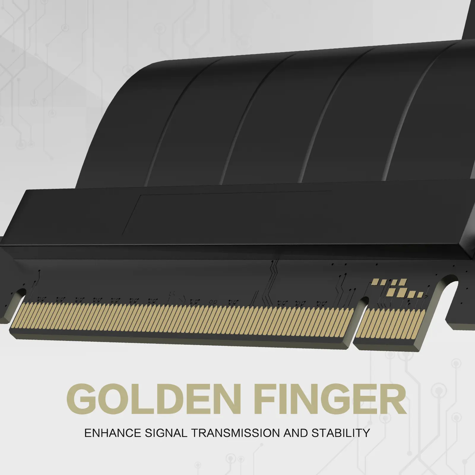 90 Degree PCIE 4.0 Graphics Card Riser Cable - Image 2