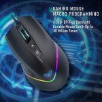 AULA F805 RGB Gaming Mouse with Side Buttons Rainbow LED Backlit - Image 5