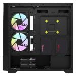 DK415M M-ATX PC Case with 140mm ARGB Fans Black - Image 5