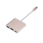3-in-1 USB-C 3.1 Hub Adapter to HDMI, USB 3.0, and Type-C PD Charging Converter