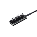 4-Pin PWM Cooling Fan Splitter Hub – 1-to-5 Way Extension Adapter Cable (2)