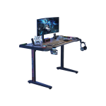 120cm GA1 Extendable RGB Metal Gaming Desk with Cup Holder (1)