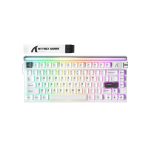 ATTACK SHARK R85HE STARRY WHITE KEYBOARD (1)